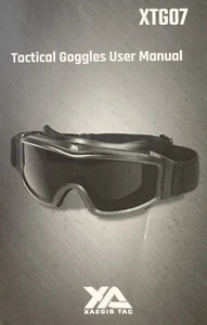 XaegisTac XTG07 Tactical Airsoft Goggles AntiFog Military Glasses Interchangable - Picture 1 of 2