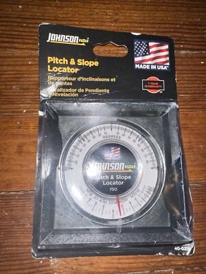 Johnson Level & Tool High-Impact Black Pitch &amp; Localizador de pendientes en paquete Foto 1 de 3