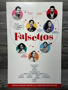 FALSETTI, WINDOW CARD, TEATRO WALTER KERR, RANNELLS, WOLFE, BORLE, BLOCK, THOMS - Foto 1 di 6