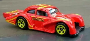 Hot wheels Volkswagen kafer racer beetle red momo racing decals - Picture 1 of 3
