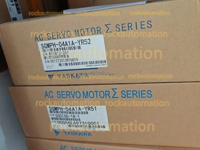 Yaskawa SGMPH-04A1A-YR52 Servo Motor Brand New Spot Goods Expedited ShippingHTJ1 - Image 1 of 4