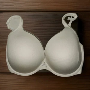 Cacique Boost Plunge Underwire Padded Push Up Bra 38H Ivory Soft - Picture 1 of 5