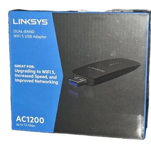 NEW Linksys AC1200 Dual-Band WiFi 5 USB Adapter WUSB6300 Upgrade to Fast Wireles - Picture 1 of 3