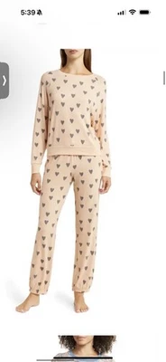 Honeydew Intimates de Nordstrom Corazón Rosa Pijama Mujer Talla Mediana Foto 1 de 4