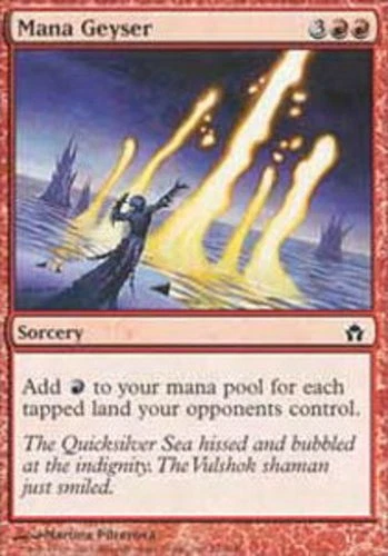 MTG Mana Geyser - Foil, Moderate Play, English Fifth Dawn - Image 1 of 1