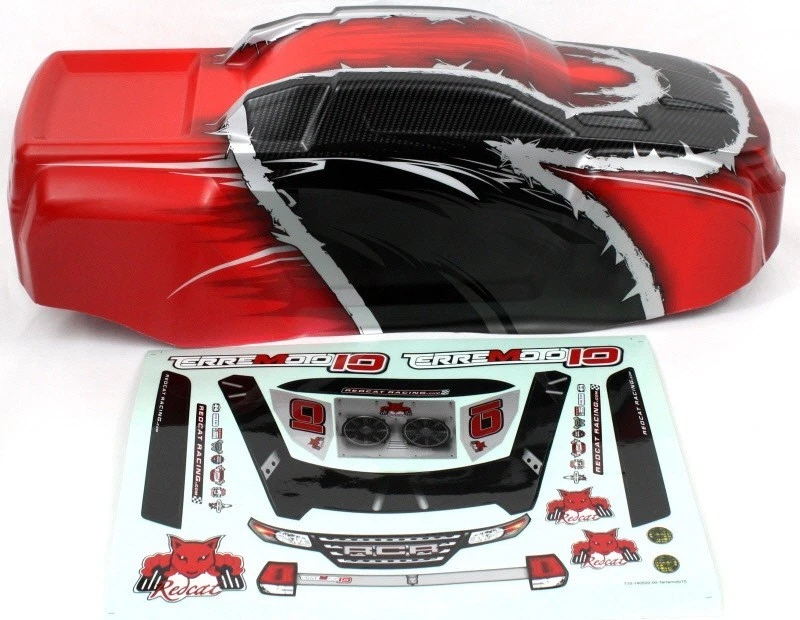 Redcat Racing BS910-015T-R   T10 Truck Body, Red for TERREMOTO 10 - Image 1 of 1