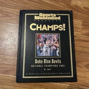 Sports Illustrated Presents “CHAMPS” Duke Blue Devils 2001 National Champ Hrdbck - Imagen 1 de 7