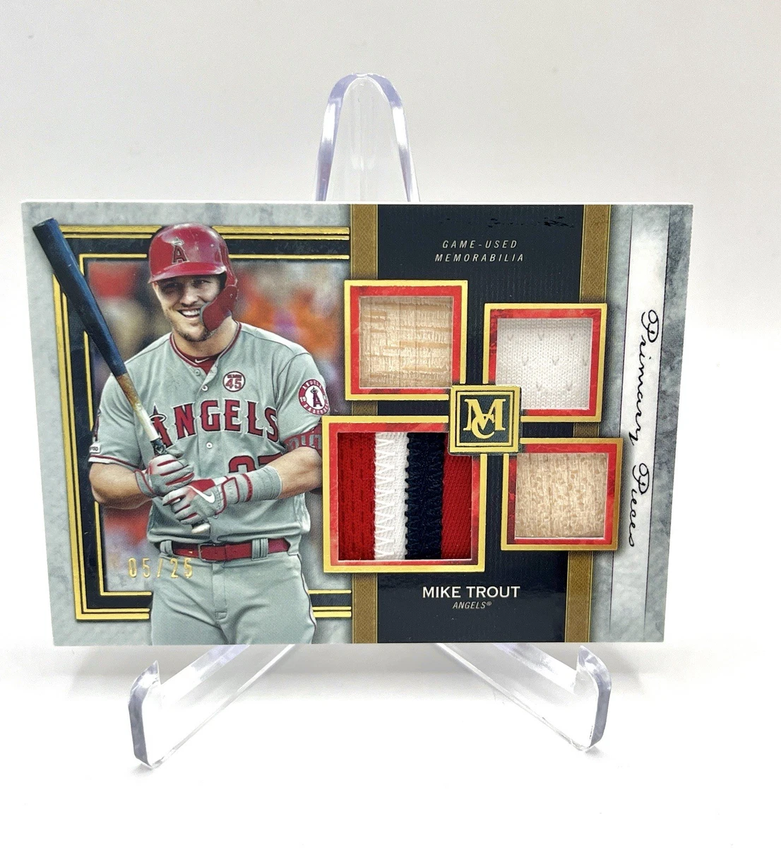Mike Trout Topps Baseball Serial Numbered Trading Card Singles for