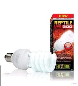Exo Terra Reptile UVB 200 - Intensive UVB Leuchtmittel - 26 Watt NEU - Bild 1 von 8