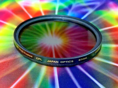 VIVITAR HD SERIES 1: CPL POLARIZED FILTER 67mm JAPAN OPTICS, P900 R1 L10 L1 SLR - Image 1 of 4