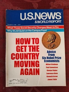 U S NEWS World Report Magazine January 31 1983 Get The Country Moving Again - Picture 1 of 1