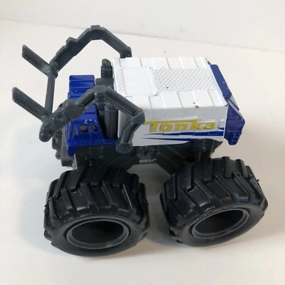 TONKA DIECAST MONSTER GARBAGE TRUCK Blue/White #06447 - Image 1 of 4