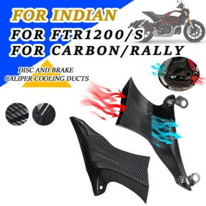 For Indian FTR 1200 1200S Rally Motorcycle Brake Caliper Air Cooling Ducts Guard - Picture 1 of 8