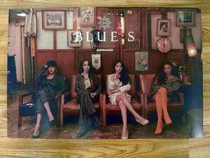MAMAMOO - BLUE;S (TYPE A)  [ORIGINAL POSTER] K-POP *NEW*  - Picture 1 of 2