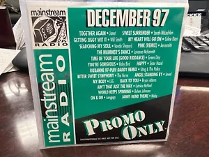 PROMO ONLY MAINSTREAM RADIO CD DECEMBER 1997 - Picture 1 of 1