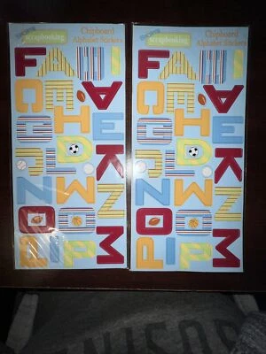 Pegatinas alfabeto aglomerado X 2 Foto 1 de 2