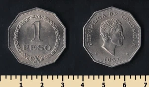 Colombia 1 peso 1967 - Picture 1 of 1