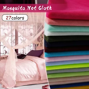 10M Soft Tulle Gauze Encrypted Mosquito Net Fabric Dress Skirt Mesh DIY Crafts - Picture 1 of 39