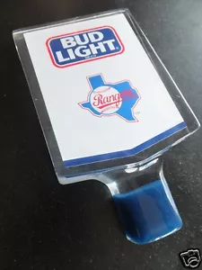 *Rare "TEXAS RANGERS" BEER TAP KNOB/HANDLE! Budweiser-Bud Light-Baseball-Unused - Picture 1 of 2