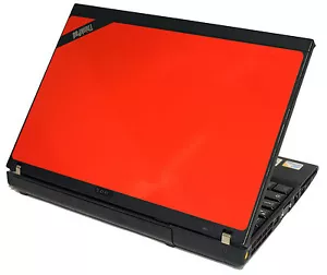 lenovo thinkpad windows 7 intel core 1.69Ghz 2GB 2.0 60GB WIFI 12.1 rojo - Imagen 1 de 11