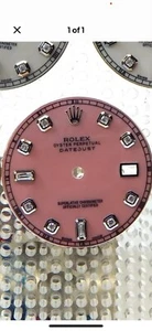 RLX Datejust 36mm 1603 Pink MOP Dial with 8+2 diamond -silver marker - Picture 1 of 1