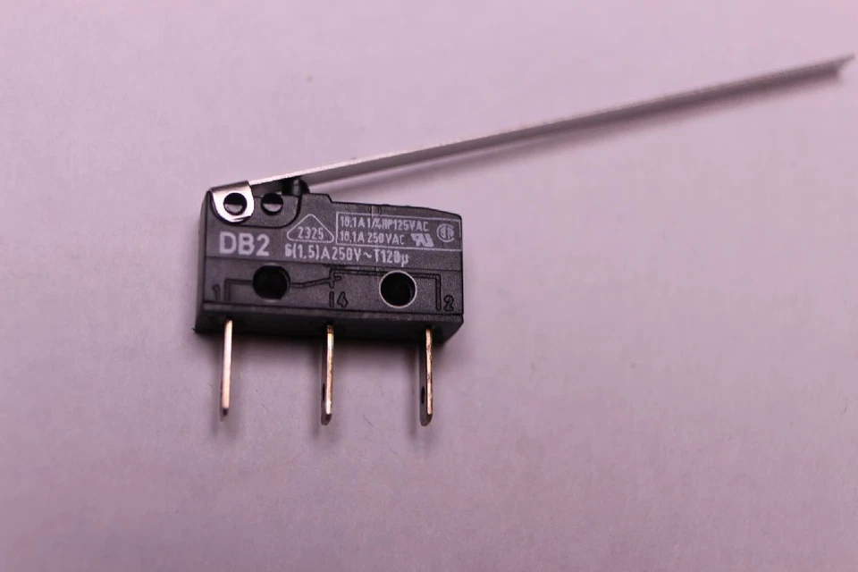 10 Stk Schnappschalter Nr15 CHERRY DB2CB1LD 1Wechsler 10A 250VAC mit Hebel57mm