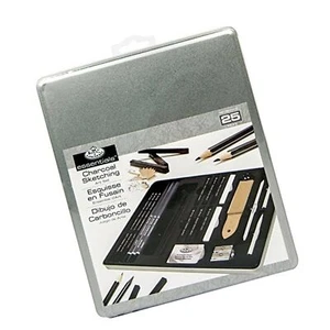 Royal & Langnickel Standard Tin Charcoal Drawing Art Set - Picture 1 of 1