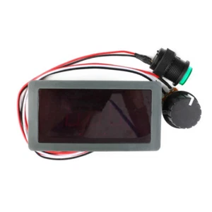 LCD Motor PWM Speed Controller With Digital Display Switch DC 12V 24V New - Picture 1 of 5