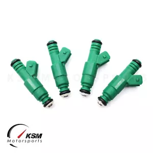 4 X 0280155968 Green Giant Fuel Injector fits Bosch 42lb Motorsport Racing 440cc - Picture 1 of 7