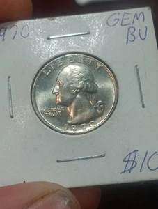 1970 Washington Quarter. Gorgeous Luster And Details! BEAUTIFUL! - Picture 1 of 2