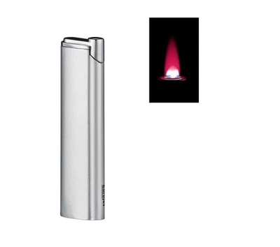 2 x Sturm Feuerzeug Flamme Gas Metall Turbo Wind Jet nachfüllbar Piezo rot - Bild 1 von 2