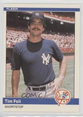 1984 Fleer Update Tim Foli #U-38 - Image 1 of 2