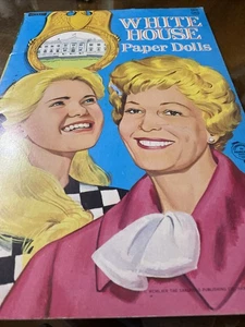 1969 Artcraft ungeschnittene Papierpuppen im Weißen Haus - Bild 1 von 10