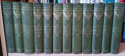 SHAKESPEARE The Larger Temple Works Vols 1 - 12 1899/1900 Gollancz Trans ANTIQUE - Image 1 of 4