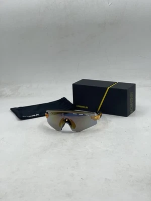 Gafas de sol D.Franklin unisex Thunder Rimless Shield naranja/dorado Revo Foto 1 de 4