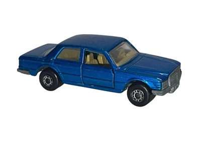 老式 1979 年火柴盒 Lesney MERCEDES 450 SEL 号 56 Working Doors 压铸汽车 — 第 1/4 张图片