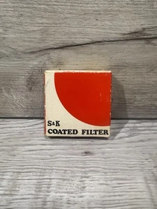 Vintage S&K 55mm F-TB Coated Filter Shiro Photo Co. Ltd Japan Made - Bild 1 von 4