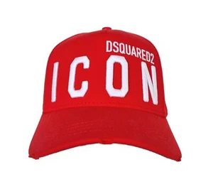 DSQUARED2 cappello berretto Baseball M2632 rosso ICON - Picture 1 of 6
