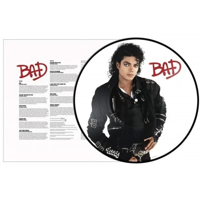 Michael Jackson Bad 1LP Picture Disc Vinyl 2018 Epic - Bild 1 von 2