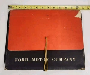 Vintage Ford Motor Company File Divider Folder Mercury Lincoln Continental - Picture 1 of 11