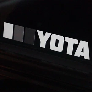 Retro Grey TRD Stripes Vinyl Decal Sticker for Toyota, YOTA - Bild 1 von 6