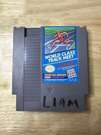 WORLD CLASS TRACK MEET ORIGINAL NINTENDO GAME CLASSIC SYSTEM NES HQ