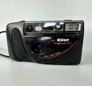 Nikon One Touch Zoom 100 35 mm Film Point and Shoot Kamera schwarz getestet - Bild 1 von 12