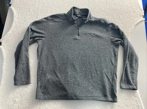 Eddie Bauer Pullover Herren Langarm 1/4 Zip Pulli grau Freizeit XL - Bild 1 von 8