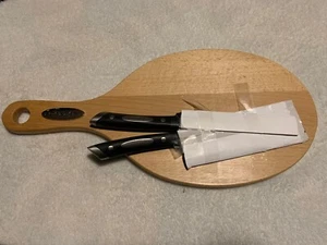 Scanpan Classic 3 Piece Cheese Board Set Brand New - 2 Knives & 1 Board - Picture 1 of 6