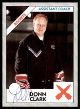 1993-94 Tacoma Rockets WHL Donn Clark IP Signed Auto Tacoma Rockets #NNO