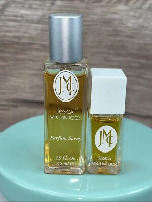 2 eau de parfum vintage Jessica McClintock tamaño de viaje 1/8 y 1/4 oz Foto 1 de 3