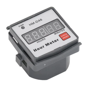 Hour Meter Digital Display 0-999.99h Timer Hourmeter For Motor Equipment. - Picture 1 of 22