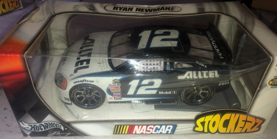 Hot Wheels 1 24 NASCAR STOCKERZ #12 Ryan Newman Alltel Autographed