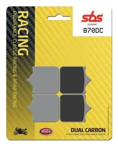 SBS 870 DC DUAL CARBON MOTORCYCLE DISC PADS FRONT FOR BMW S 1000R 2013 - 2019 - Picture 1 of 1